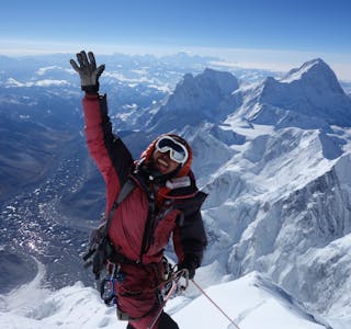 På toppen av Mount Everest. Foto: Ekspedisjonsreiser AS