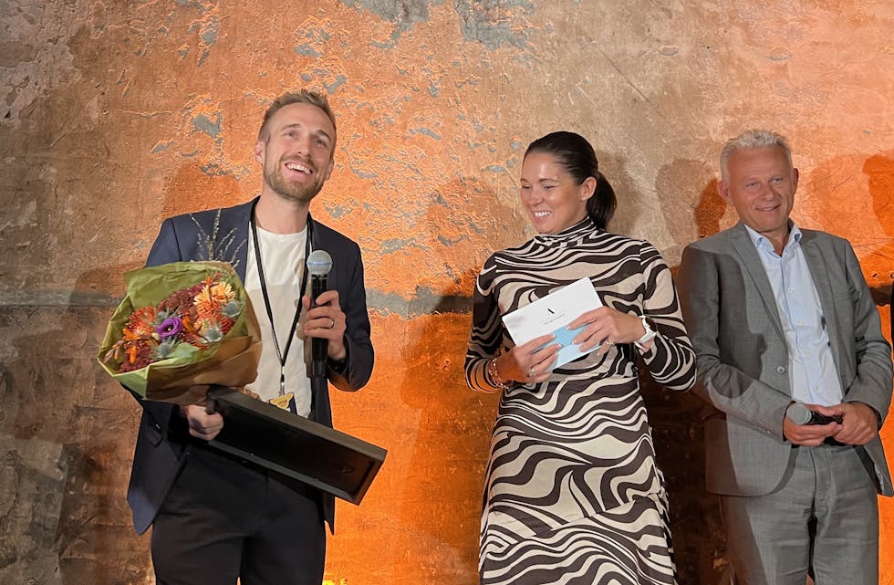 Henrik Reigstad vant prisen som Årets unge ledertalent under Ledelseskonferansen i regi av Bergens Næringsråd.