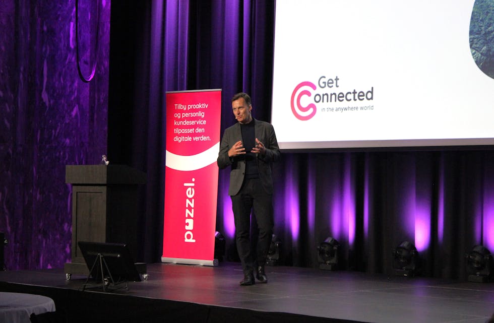 Thomas Rødseth, CTO i Puzzel, under Get Connected i 2022.
