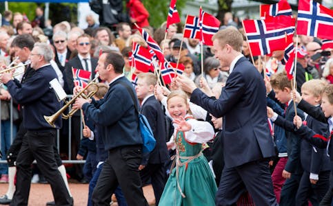 Oslo,,Norway,,17th,May,2015.,The,Norwegian,Royal,Family,Greet