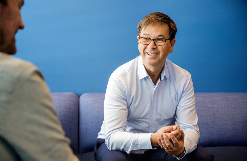 Trond Eilertsen, administrerende direktør i Computas, synes det er gledelig at både offentlige og private virksomheter i Norge ønsker å ta i bruk kunstig intelligens. FOTO: Computas