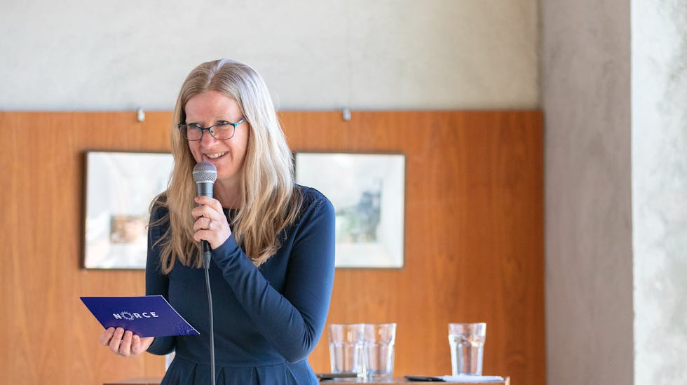 Kommunikasjonssjef i NORCE, Camilla Aadland, er moderator for en paneldebatt om kunstig intelligens under Arendalsuka i dag.