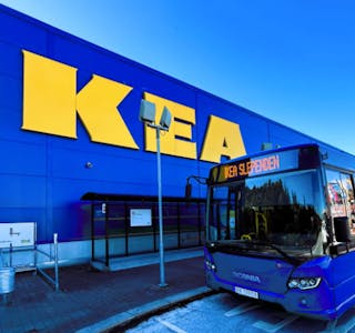 Når september er over vil du ikke lengre se IKEA-bussen på veiene. FOTO: IKEA