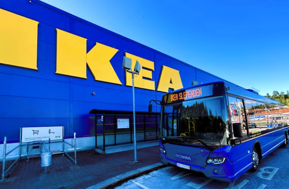 Når september er over vil du ikke lengre se IKEA-bussen på veiene. FOTO: IKEA