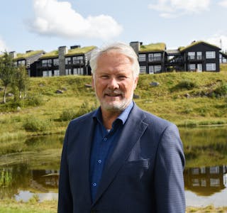 RIchard Sandnes, controller i Oppdal Kommune, er fornøyd med årets plassering i kommunebarometeret. FOTO: Aya Strand