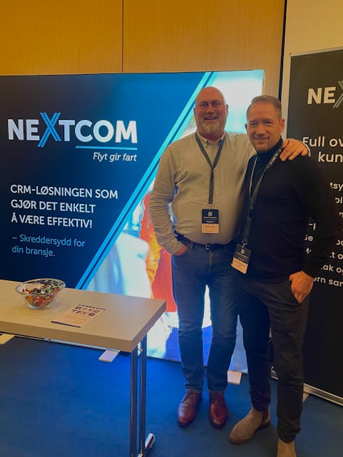 Nextcom var til stede som utstillere.