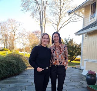 Her er Malene Waage (Banksjef Direktebanken) og Kristin Hilstad Garte (Teamleder Direktebanken)